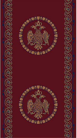 Isexan Church Carpet Corridor Byzantium Red 160x230cm 40-1623-5000