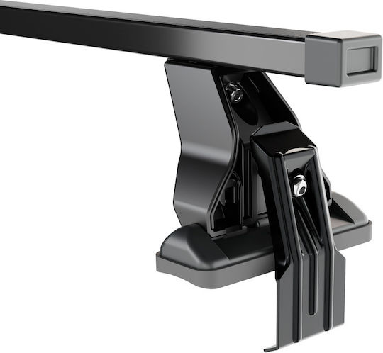 Menabo Complete Set Car Roof Bars Iron Omega L 130 Cm Black Citroen Nemo 2008>-2 Pcs 10660 Mb+12680 Mb Mp.ci.12680/mb-omgb-19