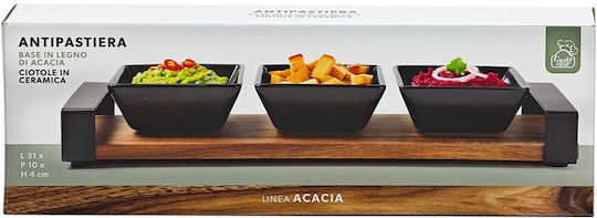 Gusto Casa Ορντεβιέρα 3 Θέσεων με Βάση Μαύρη Π31xΜ10cm Gusto Casa Ορντεβιέρα 3 Θέσεων με Βάση Μαύρη Π31xΜ10cm