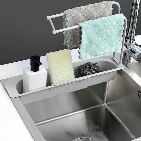 Organizer Für Die Küchenspüle Aus Kunststoff Grau Organizer Für Die Küchenspüle Aus Kunststoff Grau