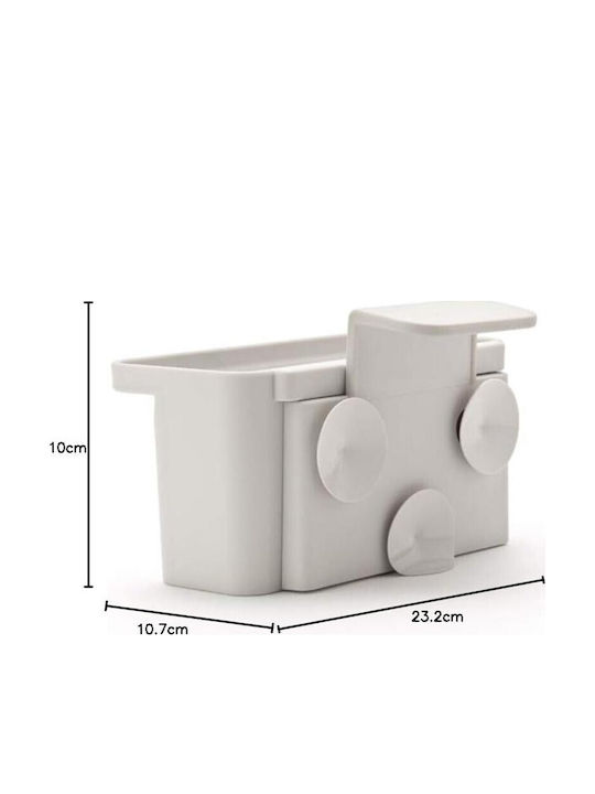 Brabantia Sponge Holder Made of Gray Plastic 17.1x12.8x17.1cm