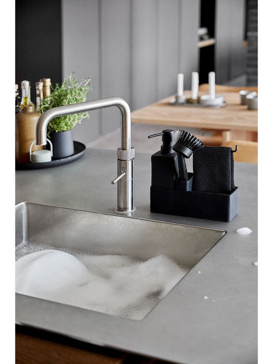 Zone Denmark Kitchen Sink Organizer Made of Black Plastic 19x6x20.5cm