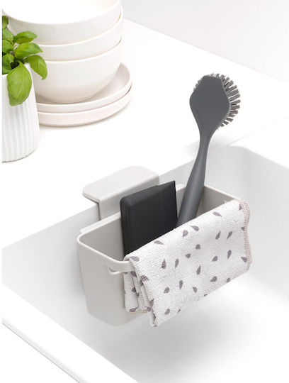 Brabantia Поставка за гъба от пластмаса сив 17.1x12.8x17.1см