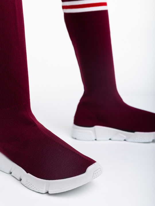 Cizme Dama Burgundy