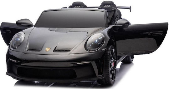 Porsche GT3 Две Места с Дистанционно Управление Лицензиран 24 Волта Черен за 2+ Години