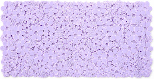 Dimitracas Fiore Pal Colors Rutschfeste Badematte Lila 34x74εκ.