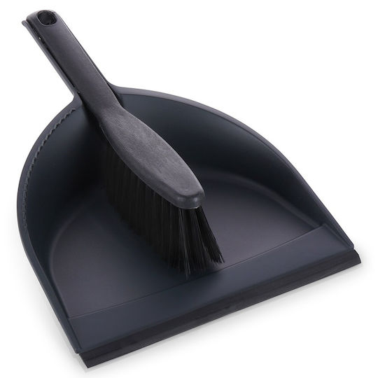 Black Dustpan & Brush Set