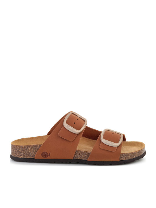 Sandale Casual Damă Din Piele Maro Regular Fit