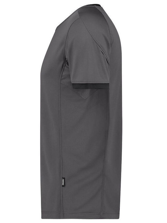 T-shirt Sunscreen Upf 40+ Dassy Nexus Next Anthracite Grey Black