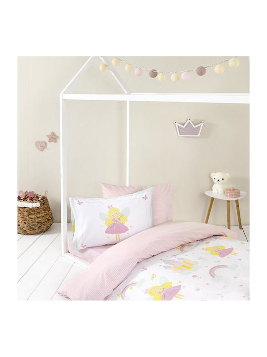 Nima Fairy Set Kids Pillowcases from 100% Cotton Multicolour