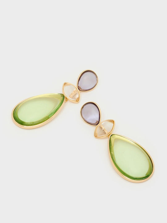 Nali Dangle Earrings Made of Resin