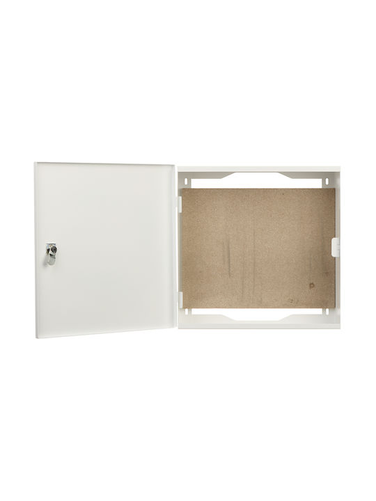 Stalflex Wall Key Hook Metallic With Lock 30x30x10cm