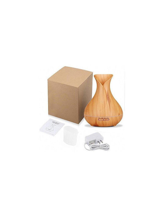 Activeshop LED Aromatherapie-Diffusor Ultraschall AROMA mit Timer Braun 400ml