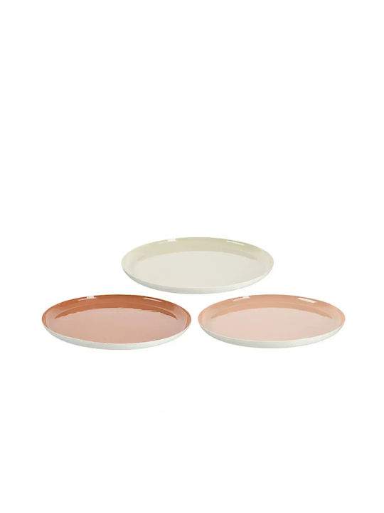 Beauty Home Dekorative Tablett Metallisch 30x2cm