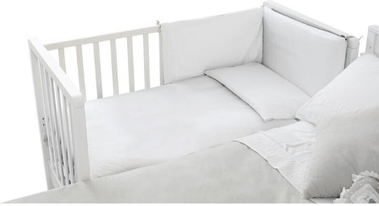 Pali Polymorphische Babybett Win Braun mit Matratze & Räder