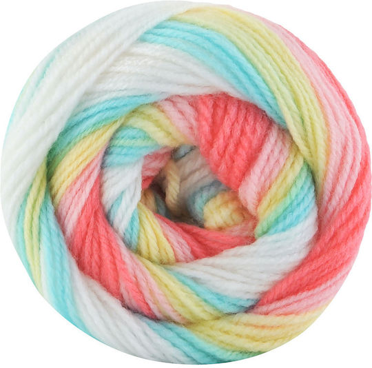 Kamgarn Cicibebe Batik Knitting Yarn Col550-06 Beige-Pink-Yellow Multicoloured Acrylic 100gr 360mtr