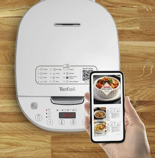 Tefal Multifunktionskocher 750W mit Kapazität 4Es Weißer