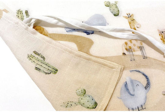 Stewehome Kinder Strandponcho 100% Baumwolle Tiermuster