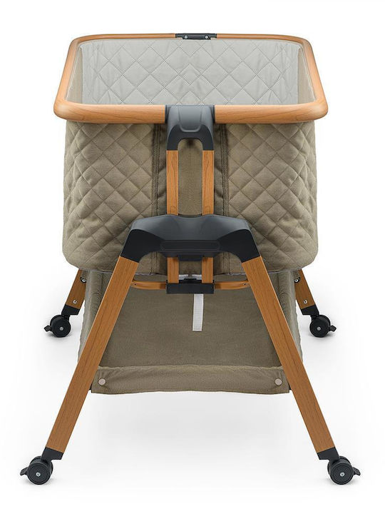 ONINO Cradle Playpen with Mattress and Wheels Green