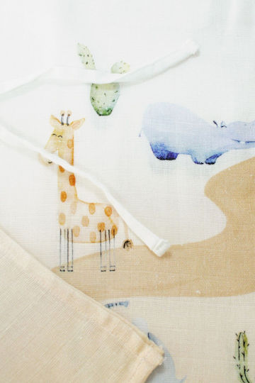 Stewehome Kid's Muslin Cotton Poncho · Ste-025499-v53645