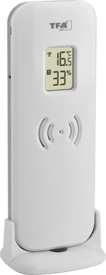 TFA 35.1097.54 Wireless Digital Weather Station Tabletop Silver