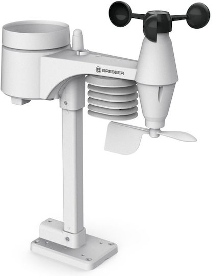 Bresser 5-in-1 Comfort 7002550GYE000 Ασύρματος Μετεωρολογικός Σταθμός Ψηφιακός Επιτραπέζιος Λευκός
