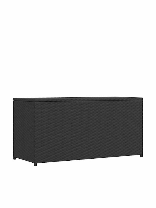 vidaXL Outdoor Storage Box Black L120xW50xH60cm