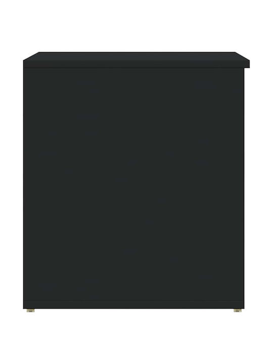 vidaXL Outdoor Storage Box Black L84xW42xH46cm