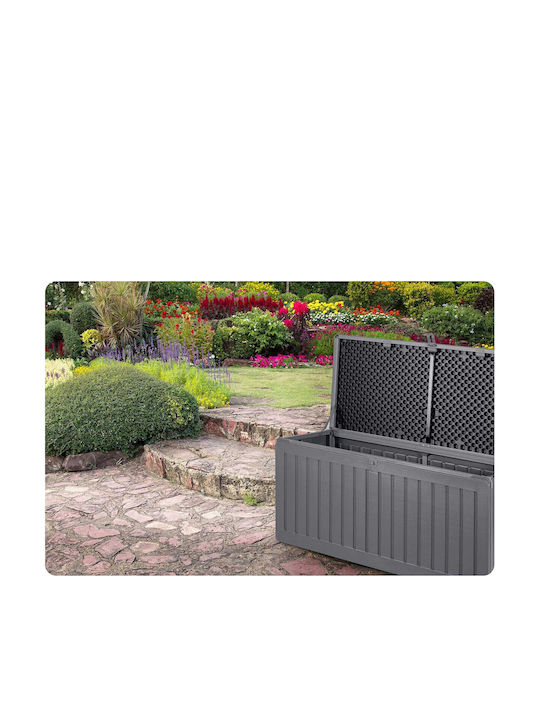 Plonos Außenlagerbox Kunststoff 270Es Gray L109xB51xH55cm