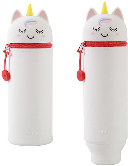I-Total Silicone Pencil Case Cylinder Various Designs/Colours
