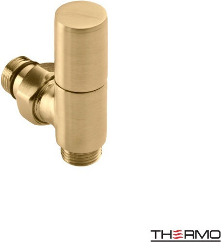 Thermo Towel Rail Bathroom 500x1500 Gold