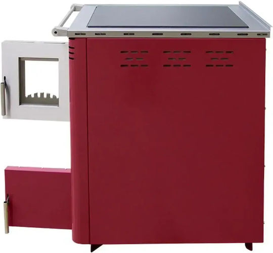 Senko C-20 Μεταλλική Ξυλόσομπα Καλοριφέρ Inox Mat