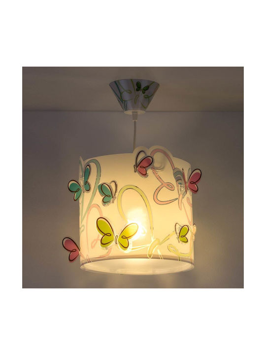 Ango Butterfly Einfaches Licht Kinderdeckenleuchte Deckenleuchte 23W mit Fassung E27 Weiß 26x25cm