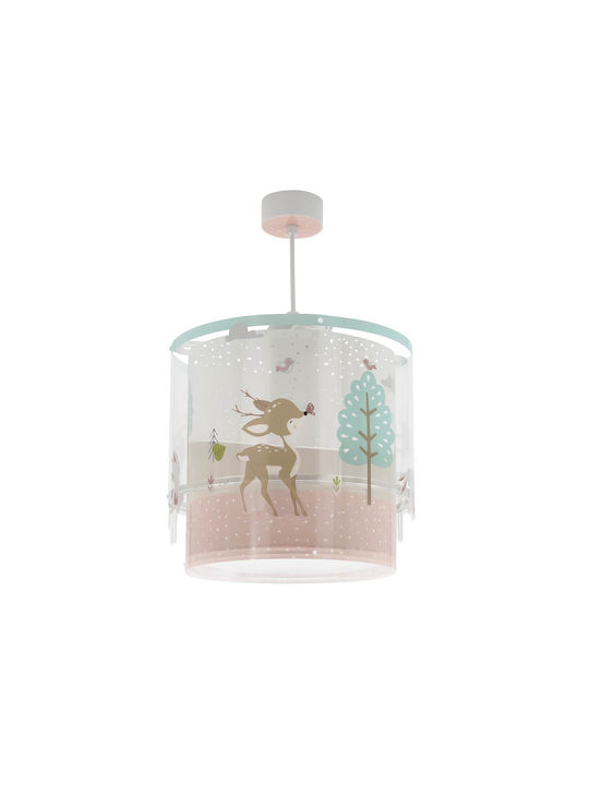 Ango Loving Deer Einfaches Licht Kinderzimmer-Deckenleuchte Kremasto mit E27-Fassung Grün