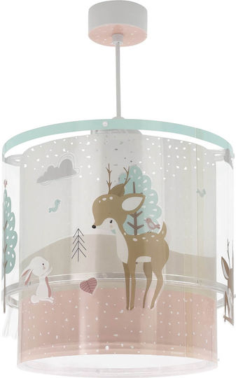 Ango Loving Deer Μονόφωτο Παιδικό Φωτιστικό Κρεμαστό 15W με Υποδοχή E27 Πράσινο