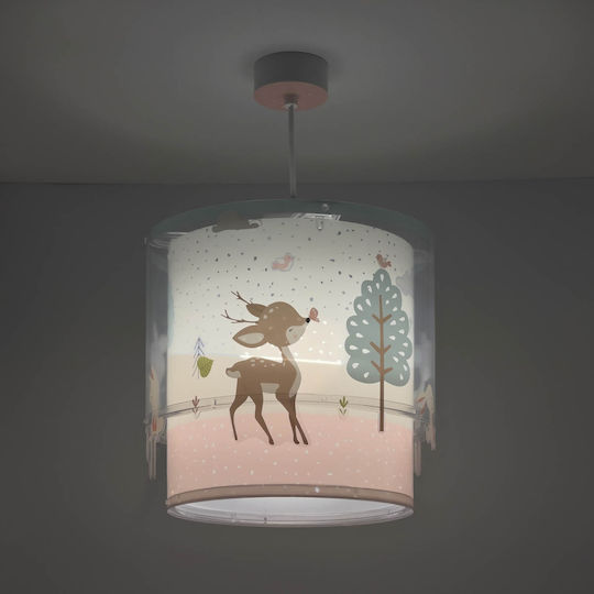 Ango Loving Deer Μονόφωτο Παιδικό Φωτιστικό Κρεμαστό 15W με Υποδοχή E27 Πράσινο