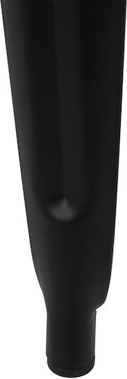 Scaun Metalic De Bar Pentru Exterior Negru Mat 43x43x95cm