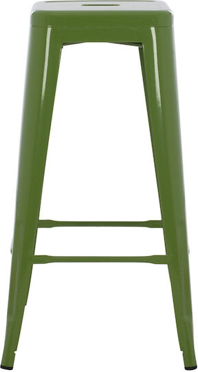 Stool for Bar Outdoor Light Olive Green 43x43x78cm