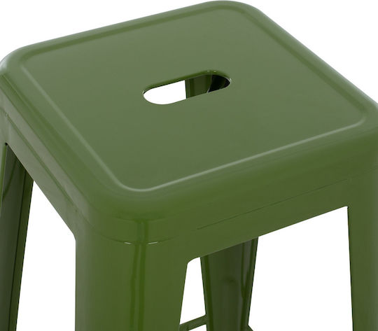 Stool for Bar Outdoor Light Olive Green 43x43x78cm