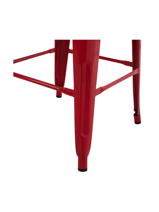 Stool for Bar Outdoor Red 43x43x78cm