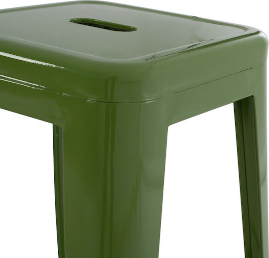 Stool for Bar Outdoor Light Olive Green 43x43x78cm