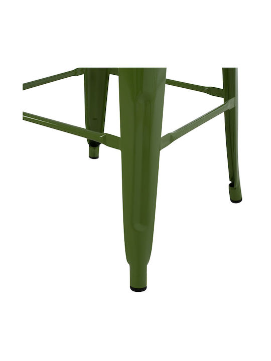 Stool for Bar Outdoor Light Olive Green 43x43x78cm