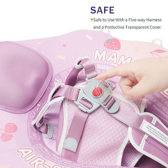 Mambobaby Σωσίβιο Swimtrainer με Διάμετρο 50εκ. και Σκίαστρο Γαλάζιο