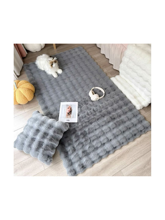 To megalo pazari Modern Bedroom Rugs Set Gray TMP-3649 3pcs