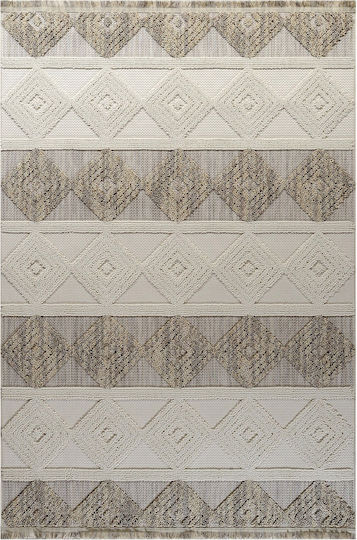 Tzikas Carpets Garden 61578-096 Bedroom Rug Sets Gray-Beige 356-0-355-61578-096 3 Pieces