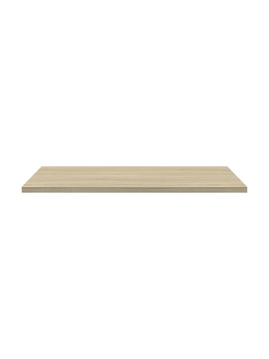 vidaXL Rectangular Bookcase Shelf made of Chipboard Sonoma 60x50x1.5cm 805273 8 Pieces