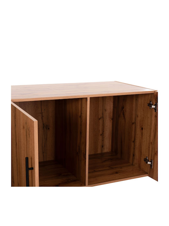 HomeMarkt Rectangular Loft Closet from Chipboard Natural 150x55x6cm HM747.12