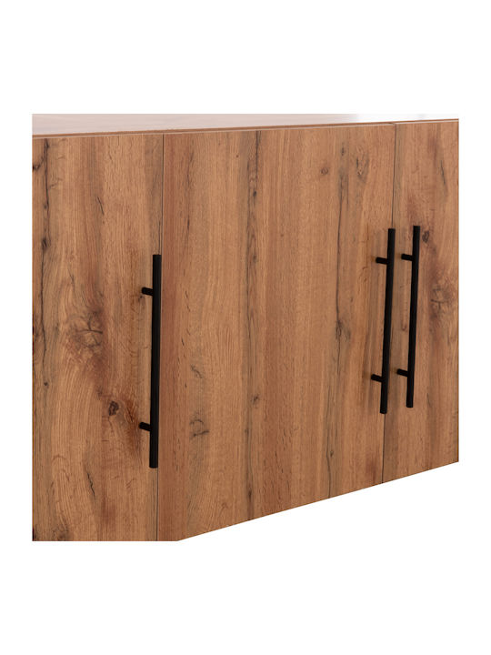 HomeMarkt Rectangular Loft Closet from Chipboard Natural 150x55x6cm HM747.12