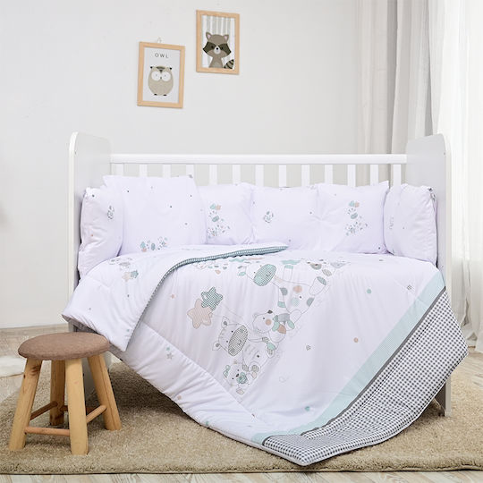 Lorelli Σετ Κούνιας Little Bear Blue 4τμχ