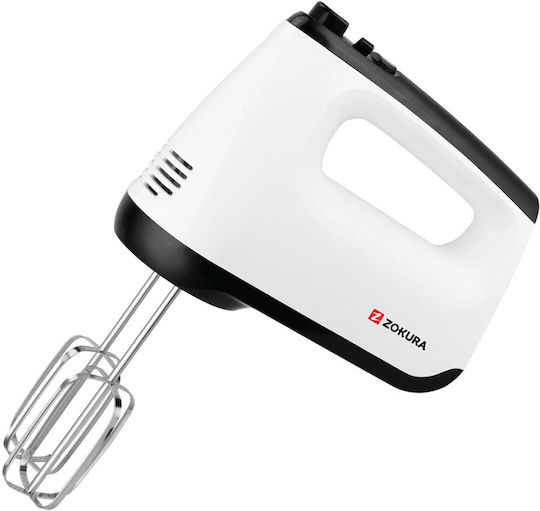 Zokura Z1247 Mixer with Plastic Container 400W White